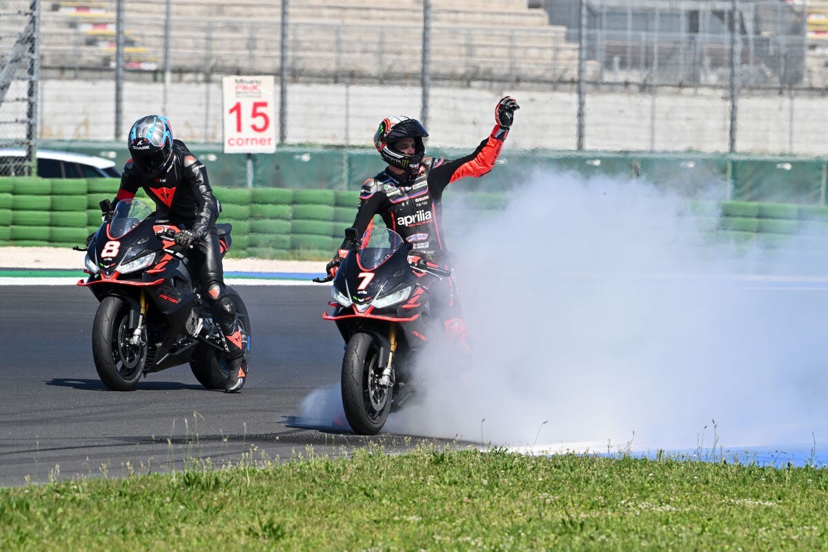 Aprilia All Stars: la carica dei 20mila a Misano